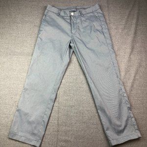 Bonobos Golf Pants Mens 30/30 Slim Casual Check Gray Blue Athletic Chino